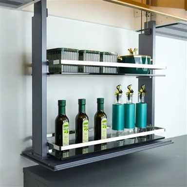 Ascenseur d'armoire de cuisine en alliage d'aluminium domestique